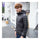 Light Thin Short Down Coat Man Hooded Fashionable   black