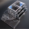 Acrílico Transparente Maquillaje Cosméticos Joyería Organizador 3 Cajones