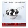 stainless steel chocolate melting pot impermeable Heat the butter melt melting
