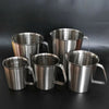 Thickening 304 stainless steel measuring cups 2000ml milk tea coffee cups