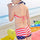 Bikini 3pcs Batwing-sleeved Blouse Swimsuit Swimwear Bathing Suit