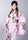 Vintage Retro Luxurious Japanese Garment Kimono Cosplay Costume Yukata Gown pink
