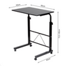 60x40cm laptop stand adjustable side table on wheels