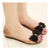Rhinestone Bowknot Jelly Shoes Woemn Beach Peep-toe Sandal Summer