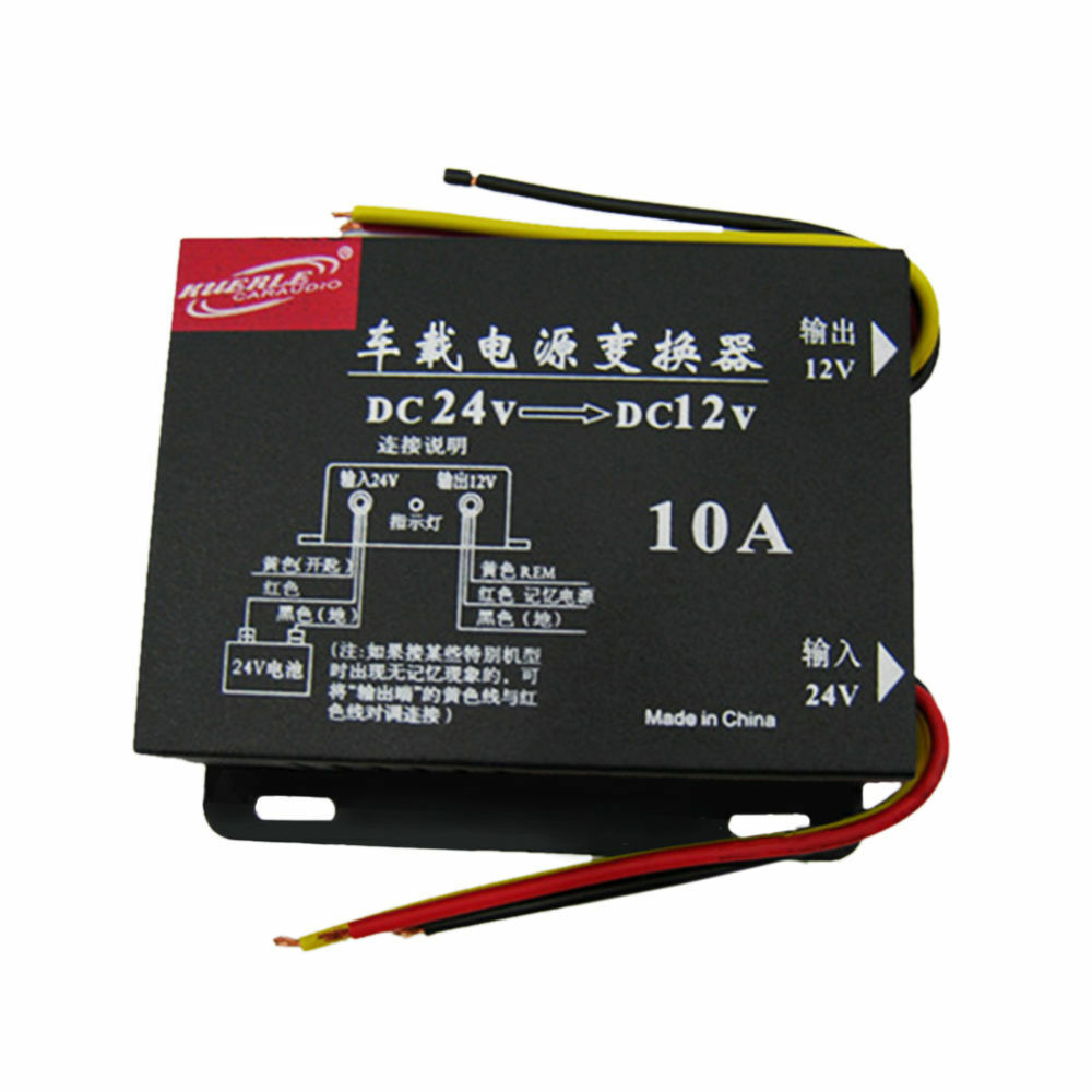 10A Transformer Power Inverter 24V to 12V DC
