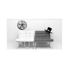 Metal Textura Three Dimensional Remache Metal Gear Reloj de Pared Europeo