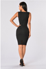 Sexy Bodycon Sundress  Floral Embroidered Boutique Party Dress Event Cocktail