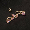 Body Puncture Ornament Leaf Navel Ring