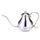 Stainless Steel Coffee Pot with Long Mouth silver