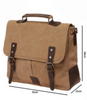 New Mens Tactical Military Vintage Trailblazer Laptop Bag with Leather Accents