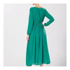 Muslimisch Langes Kleid Falten Chiffon Elegant KLEID