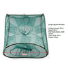 Automatique Filet de Pêche Cage Solid Épais Grand Carré Cage 9 Trous