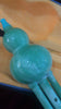 Chinoises Traditionnel Calebasse Flûte Bouteille Soie Hulusi Imitative Jade Cyan