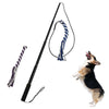 Flexible Tease Stick Dog Cat Training Stick  blue  S