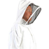 Blanc Épais Hoodied Apiculture Uniforme Euipment Anti-bee Vêtements