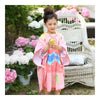 Peignoir Enfant Cartoon Bain Serviette de Plage Long Papillon Princesse