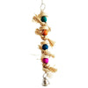 Bird Parrot Natural Straw Snap Scratch Toy