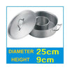 Composite bottom paragraph 03 stainless steel pot ears picture   25*9