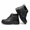 Arbeit Sicherheitsschuhe Stiefel Kuhleder Smash-Proof Penetration-Resistant