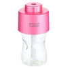 Water Bottle Caps USB Portable Mini Humidifier Air Diffuser   pink