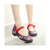 Peach Flower in Blossom Vintage Style Vintage Chinese Embroidered Shoes