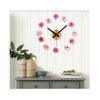 Precioso Flor Romántico Rosa Bricolaje Reloj Campo Simple Estiloso 02