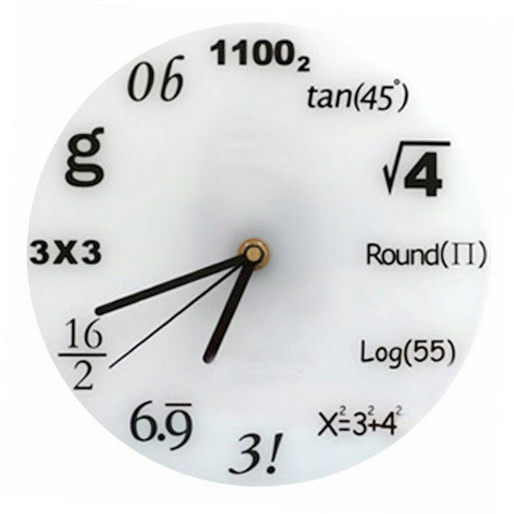 Creative Wall Clock Acrylic Digital Science
