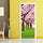 New 3D DIY PVC Waterproof  Door Wall Sticker Sakura Tree qd009