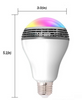 E27 3w Bluetooth Smart Led RGB Ampoule sans Fil avec Enceinte Audio Jouer
