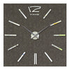 Horloge Murale 3d Acrylique Collage Super Grande Taille Salle à Manger Argent