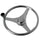 Stainless Steel Marine Steering Wheel Yacht 15.5" with hand wheel