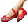 Chinese Embroidered Floral Shoes Women Ballerina Mary Jane Flat Ballet Cotton Lo