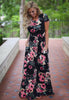 Romantic White Floral Boutique Maxi Long Party Dress