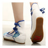 Old Beijing Cloth Embroidered Shoes Slipsole   blue