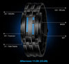 Waterproof Creative Date Digital LED Luminous steel Men Women Bracelet Watch