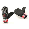 Professional Goalkeeper Gloves Roll Finger Non-slip   black  child 6#