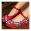 Old Beijing Cloth Embroidered Shoes Casual