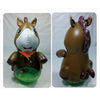 Épais Grand Verre Gonflable Cheval PVC Jouet