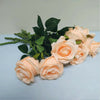 10pcs European Style Vivid Bridal Wedding Artifical Flowers rose Bouquet