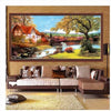 Le Nouveau Rond Diamant Diamant Broderie Salon Lodge 5d Diamant Peinture