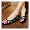 Old Beijing Cloth Embroidered Shoes Plum Blossom