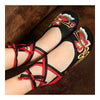 Canvas Old Beijing Cloth Embroidered Shoes Butterfly Strap
