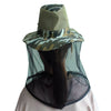 Camouflage Black Gauze Beekeeper Hat Yellow