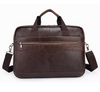 Herren Aktentasche Handtasche Dokument Business Office Laptop Tasche Leder