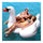 Flaming Super Big Swan Water Inflatable Floating Mat Row Swim Ring