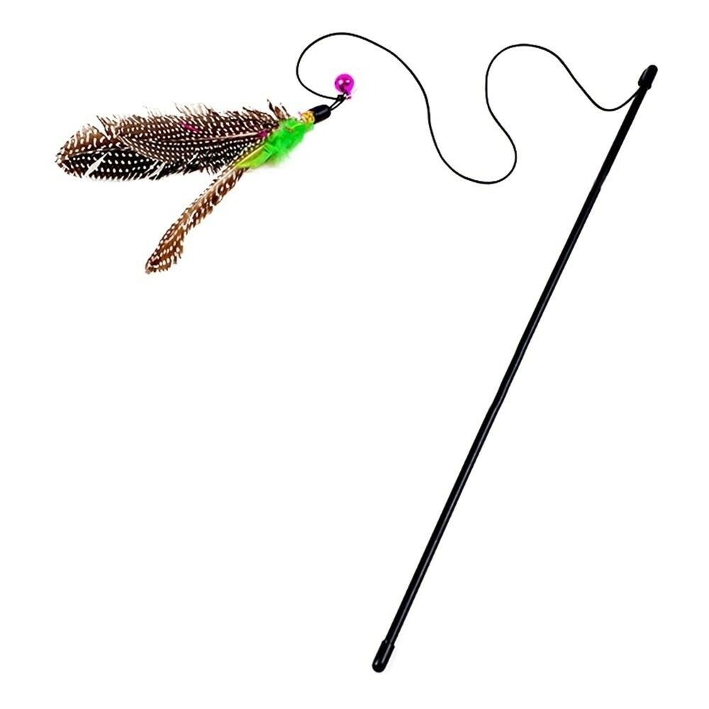 3pcs Tease Stick Cat Pet Toy Pearl Bird Pet