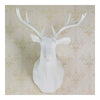 Large Size Plastic Deer Head Wall Hanging Decoration white