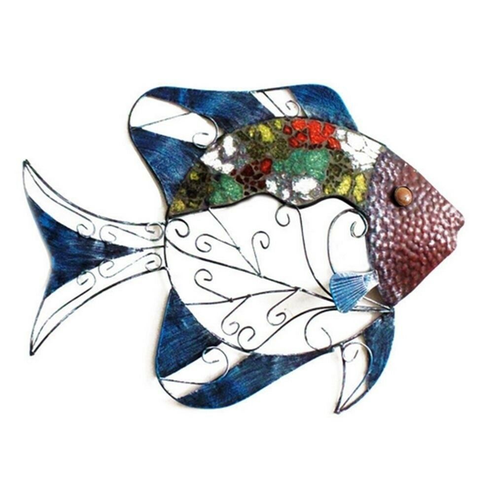 Exquisite Iron Bar Wall Hanging Decoration Mediterranean Style   B