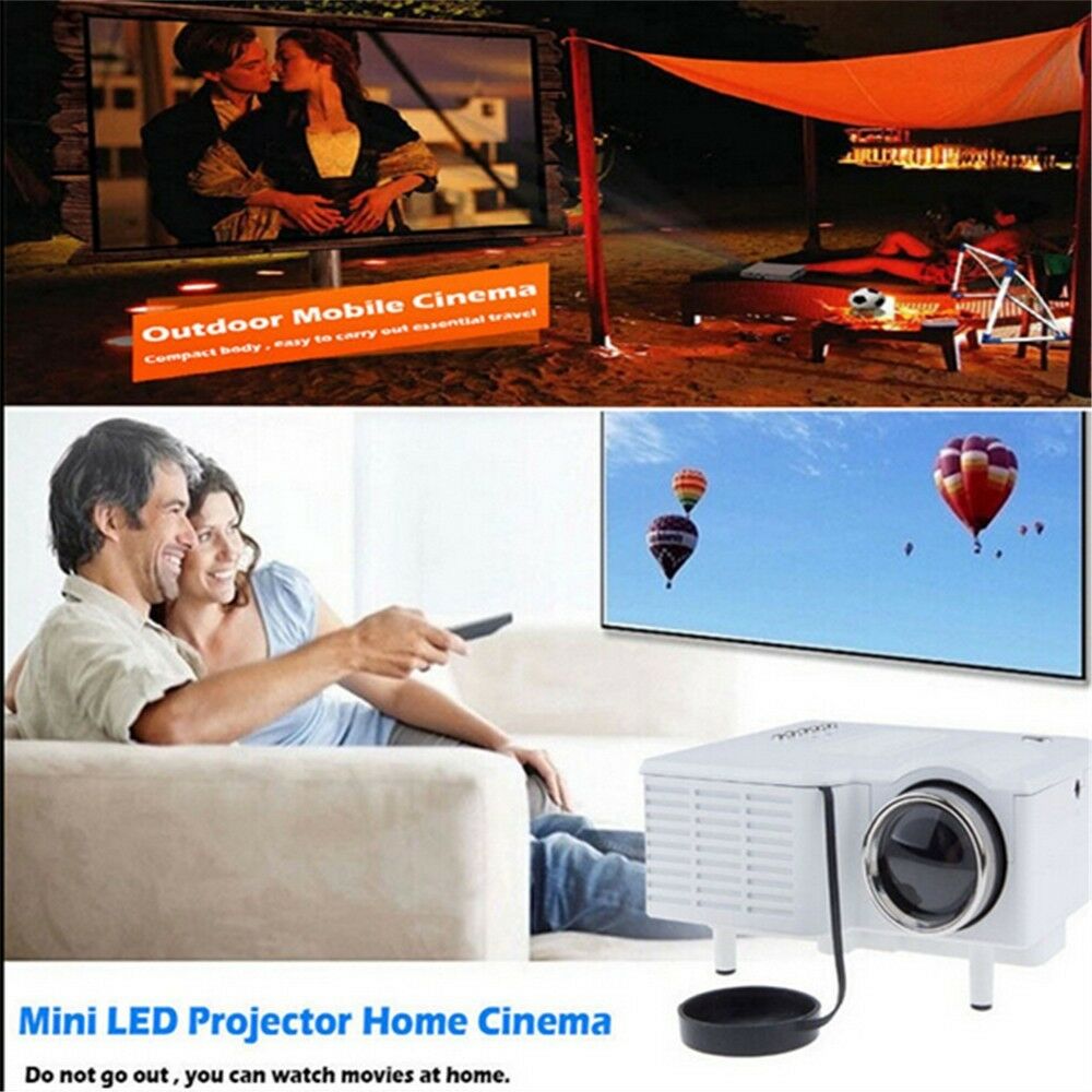 Portable mini Projector HD1080P Home Multimedia LED Mini Theater projector 110V