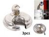3 X 70mm 7cm Acier Armor Disque Cadenas pour Remorque / Auto Stockage